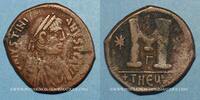 BYZANZ Follis Empire byzantin. Justinien I (527-565). . Théoupolis, 3e officine, 533-537 -