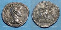 RÖMISCHE KAISERZEIT Denier Trajan (98-117). . Rome, R/: la Fortune -