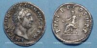 RÖMISCHE KAISERZEIT Denier Trajan (98-117). . Rome, 98-99. R/: Vesta -
