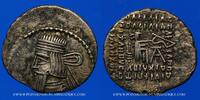 GRIECHISCHE MÜNZEN Drachme Parthie. Artaban II (10-38). Ecbatane -