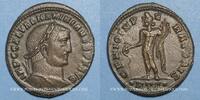 RÖMISCHE KAISERZEIT Follis Galère Maximien (305-311). . Héraclée, 3e officine. 308-310. R/: Génie -