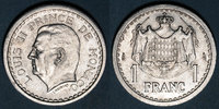 EUROPA Monaco. Louis II (1922-1949). 1 franc n. d. (1943)
