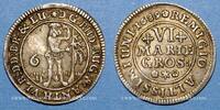 ALTDEUTSCHLAND MÜNZEN 6 mariengroschen Brunswick-Wolfenbüttel. Rodolphe Auguste & Antoine Ulrich (1685-1704). -