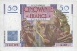 50 francs 31.5.1946 BANKNOTEN DER BANQUE DE FRANCE Banque de France. Billet.   Le Verrier, unz