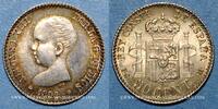 EUROPA 50 centimos Espagne. Alphonse XIII (1886-1931). (92) -