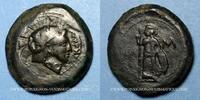GRIECHISCHE MÜNZEN Sicile. Les Tyrrhéniens. Litra, 354-344 AC -