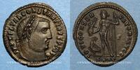 RÖMISCHE KAISERZEIT Follis Constantin I (307-337). . Héraclée. 3e officine, R/: Jupiter -