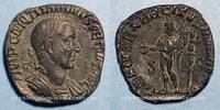 RÖMISCHE KAISERZEIT Sesterce Trajan Dèce (249-251). . Rome, 249-251. R/: Génie -