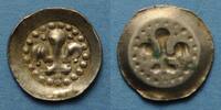 ELSAß Pfennig Strasbourg. Municipalité. au lis (14e - 15e siècle) -