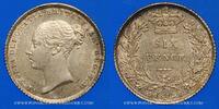 EUROPA 6 pence Grande Bretagne. Victoria (1837-1901). -