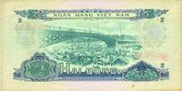 ANDERE AUSLÄNDISCHE SCHEINE Vietnam du Sud. 2 dong 1966 -
