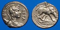 RÖMISCHE REPUBLIK Denier République romaine. C. Hosidius C. f. Geta (vers 68 AC). -