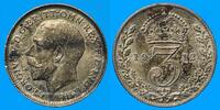 3 pence 1912 EUROPA Grande Bretagne. Georges V (1910-1936). Petits chocs / listel / avers, sinon vz+