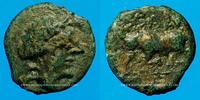 KELTISCHE MÜNZEN bronze Monnayage péri-massaliètes. Petit au taureau -