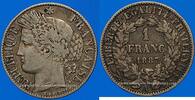 FRANZ&Ouml;SISCHE MODERNE M&Uuml;NZEN 1 franc 1887 A 3e r&eacute;publique (1870-1940).  C... 13,00 EUR  zzgl. 9,80 EUR Versand
