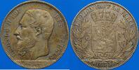EUROPA 5 francs 1873 Belgique. L&eacute;opold II (1865-1909).  Position A Patin... 69,00 EUR  zzgl. 9,80 EUR Versand