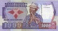 ANDERE AUSL&Auml;NDISCHE SCHEINE 1 000 francs 1988 Madagascar.  / 200 ariary I 9,00 EUR  zzgl. 9,80 EUR Versand