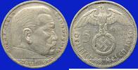 KAISERREICH M&Uuml;NZEN 5 reichsmark 1936 G Allemagne. 3e reich (1933-1948). ... 35,00 EUR  zzgl. 9,80 EUR Versand