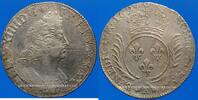 FRANZÖSISCHE KÖNIGLICHE MÜNZEN Ecu Louis XIV (1643-1715). Ecu aux palmes Réformation -