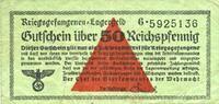 DEUTSCHLAND 50 pfennig 1939-1945 Allemagne. Camps allemands de prisonnie... 27,00 EUR  zzgl. 9,80 EUR Versand