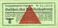 DEUTSCHLAND 50 pfennig 1939-1945 Allemagne. Camps allemands de prisonnie... 37,00 EUR  zzgl. 9,80 EUR Versand