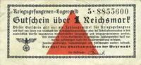 DEUTSCHLAND 1 mark 1939-1945 Allemagne. Camps allemands de prisonniers d... 21,00 EUR  zzgl. 9,80 EUR Versand