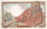 BANKNOTEN DER BANQUE DE FRANCE 20 francs Banque de France. Billet. pêcheur, -