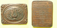 MEDAILLEN Lille. Concours de Médaille en étain cuivré. 57 x 73 mm. N° IIII -
