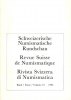 NUMISMATIKBÜCHER Revue suisse de numismatique. -