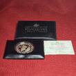 Australien Australia 1 Dollar Silber 1 Unze Ounce 1992 Kookaburra (1 oz)  Erstatzkapsel aber Original Holder Polierte Platte mit Etui ind Zertifikat