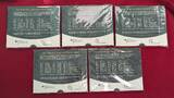 Bundesrepublik Deutschland, Germany FRG Kursmünzensatz KMS 5 x 5,88 Euro 2015 A,D,F,G,J jeweils 1 Cent bis 2 Euro + 2 Euro Gedenkmünze, 9 Münzen - alle 5 Prägestätten Spiegelglanz / PP mit Originalverpackung