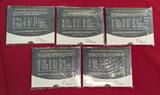 Bundesrepublik Deutschland, Germany FRG Kursmünzensatz KMS 5 x 5,88 Euro 2017 A,D,F,G,J jeweils 1 Cent bis 2 Euro + 2 Euro Gedenkmünze, 9 Münzen - alle 5 Prägestätten Spiegelglanz / PP mit Originalverpackung