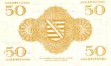 Wertbestaendiges Notgeld Fuenfzig Goldpfennig Fuenfzweiundvierzigstel Dolla 12.11.1923 Handelskammer Dresden Reihe E Kassenfrisch