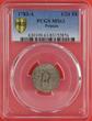 Prussia 1/24 Th 1783-A Preußen Friedrich II., Friedrich der Große, The Great, sog. Stiefelknecht PCGS MS63 f.stgl.