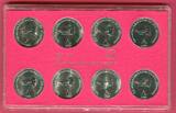 DDR Token Medaillen Suite 1983 Themensatz Schadowfries Münzwesen Berlin 8 Stück in 5 Mark Größe im Satz Prfr. Exportqualität z.T. minimal beschlagen in Plastikbox