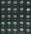China Volksrepublik PRC 25 x 15 Yuan 1/25 Unze Gold 1 Ounce total 1982-2007 25 Jahre China Panda - mit edler Holzbox 1 Unze Komplett mit Umkarton Polierte Platte in aufwendiger Verpackung mit Umkarton