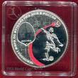 Russland Russia 3 Rubel Silbermünze 1 Unze coloriert 2018 Fußball WM FIFA Worldcup Silber PP 3.Serie Polierte Platte mit Original-Viereckkapsel
