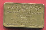 Uruguay Bronzemedaille 1931 Congreso Universitario Americano Montevideo universidad University Building prfr. mit Originalbox
