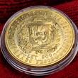 Dominikanische Republik 30 Pesos Gold 1955 Trujillo Regime vz-prfr