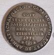 Anhalt Schaumburg Fürstentum 1/2 Konventionstaler 1774 Carl Ludwig Ausbeute des Holzappeler Bergwerks f.vz- tolle Patina min. Rdf