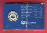 Australien 10 Cent 1/10 Unze Silbermünze 2012 Koala 1/10 OZ Silver Coin Stempelglanz mit Kapsel in Coincard