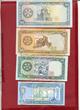 Turkmenistan 1 bis 10000 Manat 8 Banknotes 1994 ff Lot von 8 Banknoten Geldscheine unc