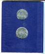 Vatikan 500 + 1000 Lire Silbermünze 1983 + 1984 Papstjubiläum Johannes Paul II. MCMXCI Bankfrisch im Folder