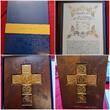 Niue / Polen 25 Dollars 2014 Jan Pawel II Wielki, Johannes Paul II. Saint Cross Kreuzform Mintage 115 matt Normalprägung vergoldet Box Zert.