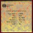 Germania Mint 5 Mark 2020 CAMOUFLAGE -blaumetallic- 1 Unze BU OVP