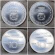DDR GDR Eastern Germany 10 Mark Materialprobe Silber 1974 25 Jahre DDR Silberprobe Probe Stgl Video f. Stempelglanz Probe