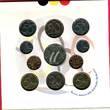 Belgien Kursmünzensatz 153 Belgische Francs + Medaille 1996 100 Jahre Olympische Spiele Atlanta Stempelglanz im Blister