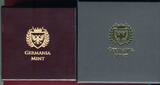 Deutschland 5 Mark Silber Antik finish vergoldet 2019 Red Crystal Cross -GERMANIA MINT- BU, Kapsel, Zert.,Etui & Karton OVP
