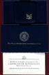 USA 1 Dollar Commemorative Silber 1992 Weißes Haus - White House PP mit Box, Zertifikat & Umkarton OVP