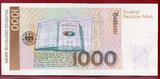 BRD, Deutsche Bundesbank 1000 DM Deutsche Mark 1991 Gebrüder Grimm - Serie YA Ersatzbanknote Kassenfrisch üblicher Zählmaschinenbug